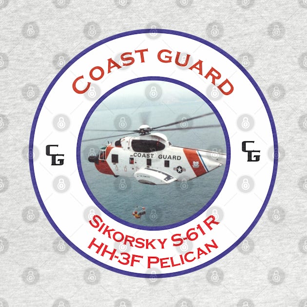 US Coastguard search and rescue Helicopter, by AJ techDesigns